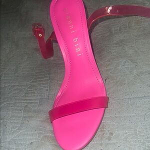 Gianni Bini Hot Pink Heeled Sandals
